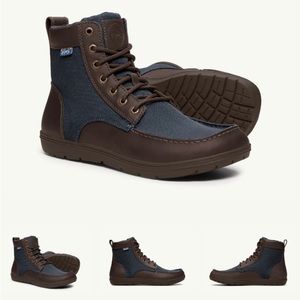 Lems Boulder Boots - Navy Stout